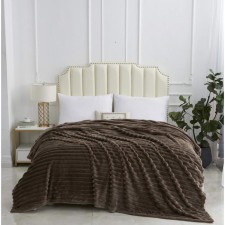 ORNELLA Cover, size 160x210 cm, coffee color