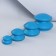 A set of vacuum cans for massage, rubber, d 10/8/6/4 cm, 4 pcs, color blue