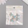 Decor for creativity metal, rhinestones "Bow with stone" gold, blue 2x1.7x0.6 cm