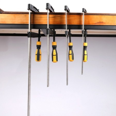 Strong-shaped clamp Deli, max. force 750 N, 150 x 50 mm-3