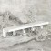 Shelf with hooks "Loft Art", 35 × 10 × 6.5 cm, white color