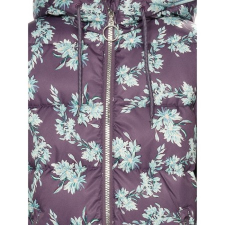 Coat for girls, height 98 cm, purple color-6