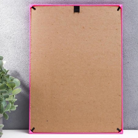 Photo frame plastic L-4 21x30 cm Magenta (plastic screen)-2