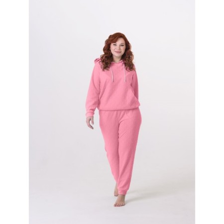 Female suit, size 50, pink color