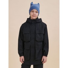 Windbreaker for boys, height 146 cm, black color