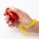 Clider for training dogs with a bracelet on the hand, red