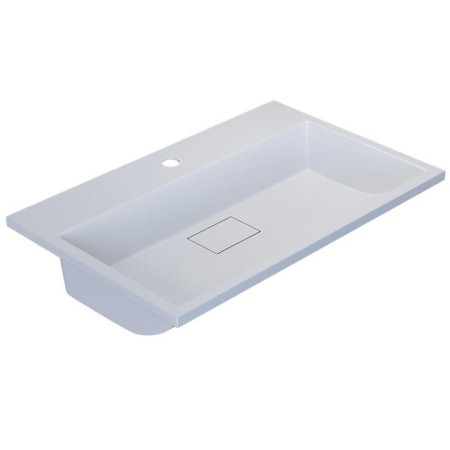 Uperwood Barsa shell, 70 cm, rectangular, white-4