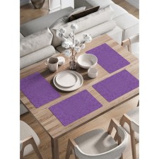 A set of napkins for setting the Round Labyrinth table, rectangular, rounded edges, size 30x46 cm, 4 pcs