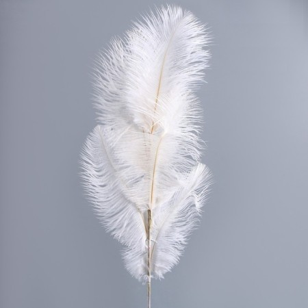 Decor of feathers "Fountain" on the leg, height - 68 cm-2
