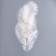 Decor of feathers "Fountain" on the leg, height - 68 cm