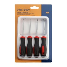 A set of hooks for dismantling the oxide rings of the tundra, two -component handles, 4 pcs.