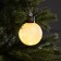 Christmas ball "Bright ball" d = 8 cm, 5 LED, LR44x3 (in the compartment), glow warm white