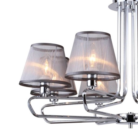 Cache chandelier, 8x40W E14, chromium color-1