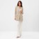 Jacket female double -breasted mist p. 50, beige/white