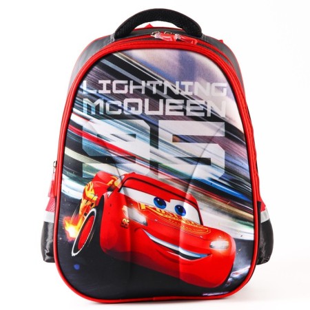 School backpack, 39 cm x 30 cm x 14 cm "lightning", cars-6