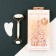 Set: roller massager and scraper of Guasha “Let it Snow!”, Calcite and Serpentin