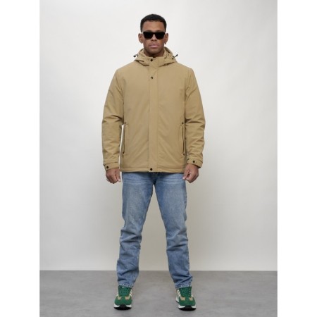 Male spring jacket, size 52, beige color