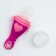 Nibbler for feeding, with silicone mesh "heart", color mix