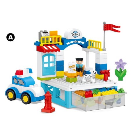 Designer "Police Party", 2 assembly options, 48 ​​parts-1