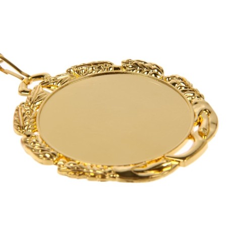 Medal for application 009, d = 7 cm. Color gold. With a ribbon-3
