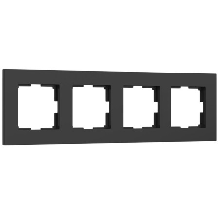 Frame for 4 posts SLAB (black matte) W0042908