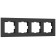 Frame for 4 posts SLAB (black matte) W0042908