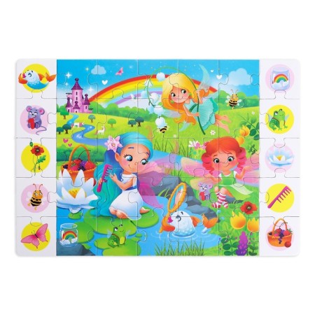 Puzzles “Find and show. Magic fairies ", 35 details-1