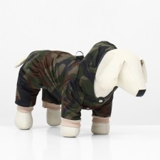 Zimovye jumpsuit for animals “Camouflage”, XL (DS 32-34, Osh 32, OG 40-44 cm), mix