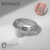 The ring "minimal" the cross, the color is silver, dimensionless