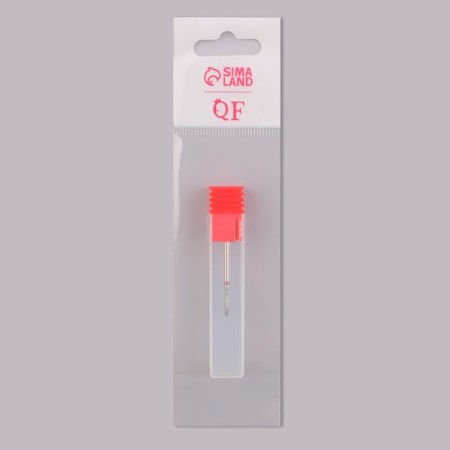 Diamond milling cutter for the flame manicure, small grain, 2.3 × 5 mm, in a plastic case-7
