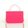 Bag's bag with lightning, raspberry color