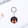 Acrylic key -keychain "Young beautiful", 7 x 12.5 cm