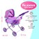 Stroller Universal for dolls, metal frame