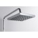 Bravat Opal shower column, with a shower mixer (upper shower of a square shape)