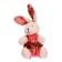 Soft toy "Bunny", in a flower, species mix