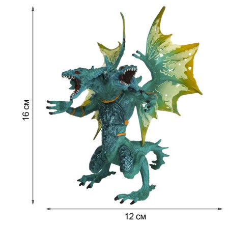 Figures "World of Dragons: Green Two -headed Dragon"-3
