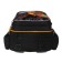 School backpack 40x33x15cm, ergonomic back, Across 410, gray/yellow