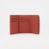 Women's wallet on a magnet, coral color