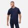 T-shirt masculine, dark blue color, print, size 46 (m)
