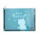 Lightning folder A4 format, 180 mkr, transparent with the pattern "Cat", mix