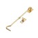 Wind hook (mod. 107-3), color gold
