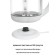 Electric kettle JVC JK-KE1518, glass, 2200 watts, 1.7 l, white