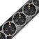 Extension cord Premium 6 nests, 3m, 3x1.5mm², s/h, with a switch, black rexant