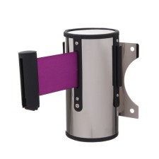 Wall block with exhaust tape-470 cm violet, height-13.5cm, width 11cm