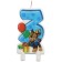 Candle in the cake number 3 "Happy Birthday", puppy patrol, 8.5 × 5 cm
