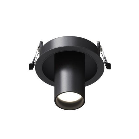 Technical C048CL-01-GU10-B, GU10, 1x10 W, 54x54x109 mm, black lamp, black