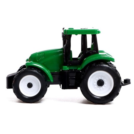 Game set "Farm", tractor, shed and animals, mix-4