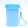 Lapomoka for medium dogs with silicone villi of 10 x 10 x 15 cm, blue