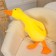 Skill of a soft toy "Goose", 80 cm, yellow color
