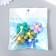 Busina for creativity plastic "Chamomile" Matte mix 2x4x4 cm